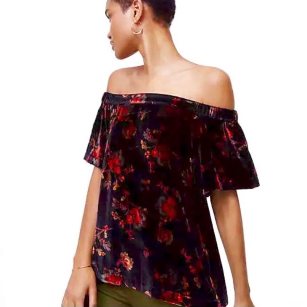 Floral Off Shoulder Top - Size XS